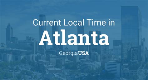 Local time in atlanta georgia usa - Current local time in North Atlanta, DeKalb County, Georgia, USA, Eastern Time Zone. Check official timezones, exact actual time and daylight savings time …
